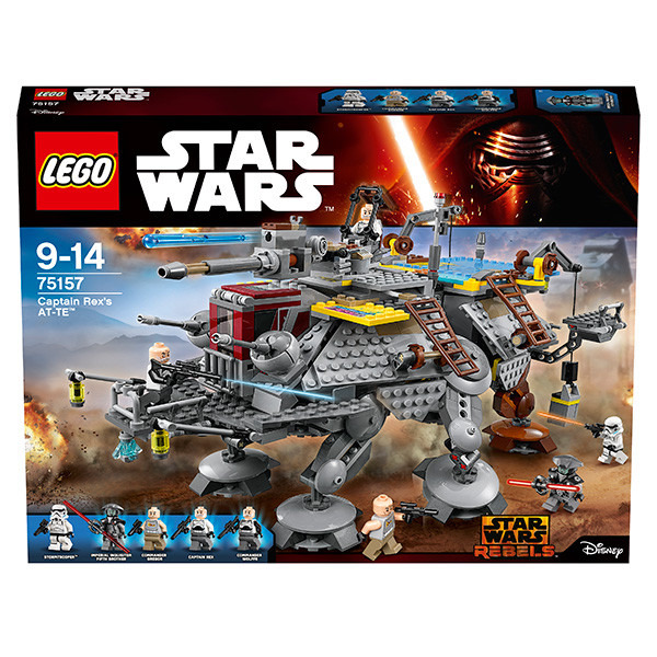 LEGO Игрушка Звездные войны Шагающий штурмовой вездеход AT-TE капитана Рекса