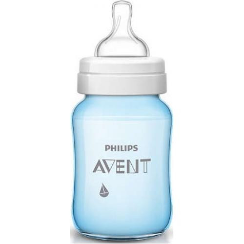 Бутылочка Avent Classic+ 260мл, голубой парусник