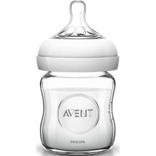 Бутылочка Avent для кормления стеклянная Natural 120мл