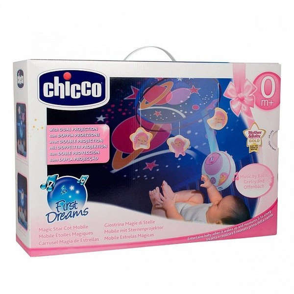 Chicco: Мобиле "Магические звезды" роз.