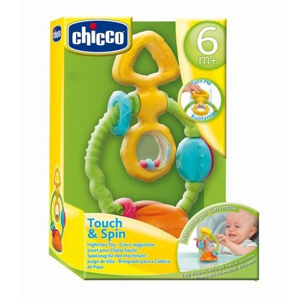 Chicco: Погремушка Touch&Spin 6м+