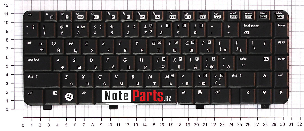 Клавиатура для ноутбука HP Compaq Presario CQ40 / CQ41 / CQ45