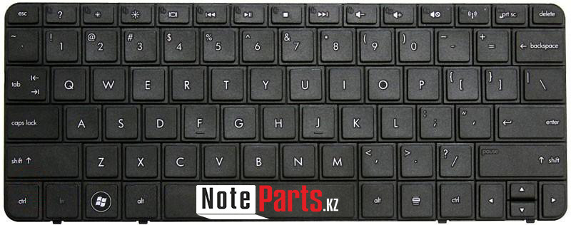Клавиатура для ноутбука HP Mini 210-1000, RU, черная