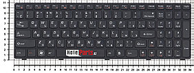 Клавиатура для ноутбука Lenovo IdeaPad Z580/ V580/ G580, RU, черная
