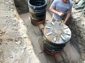 Монтаж биосептика Биосток 4, улица Луганского  5