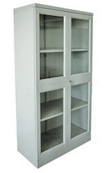 Шкаф архивный металлический двухстворчатый (стеклянная дверь) - фото 1 - id-p42222538
