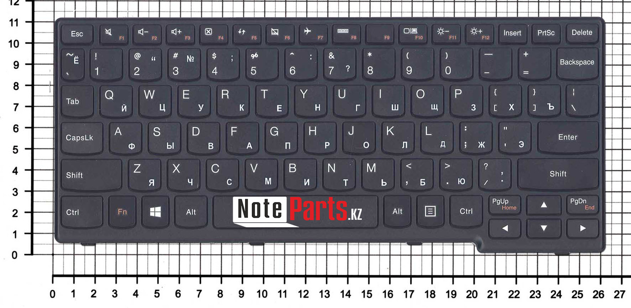 Клавиатура для ноутбука Lenovo Yoga 11, 11-TTH черная с рамкой - фото 1 - id-p42233537