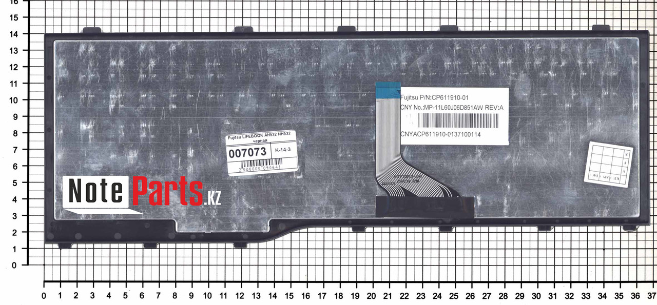 Клавиатура для ноутбука Fujitsu LifeBook A532 / AH532 / NH532 - фото 2 - id-p42234102