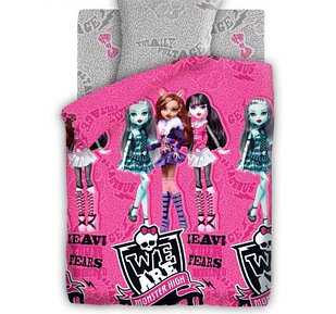 Постельное бельё 1,5 сп Monster High Куклы Монстер Хай