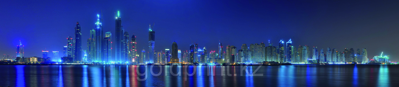 Кухонный фартук УФ  Ночной город