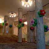 Оформление цветочками из шаров, фото 2
