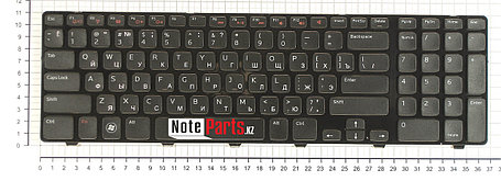 Клавиатура для ноутбука Dell Inspiron 17R N7110, RU, черная, фото 2