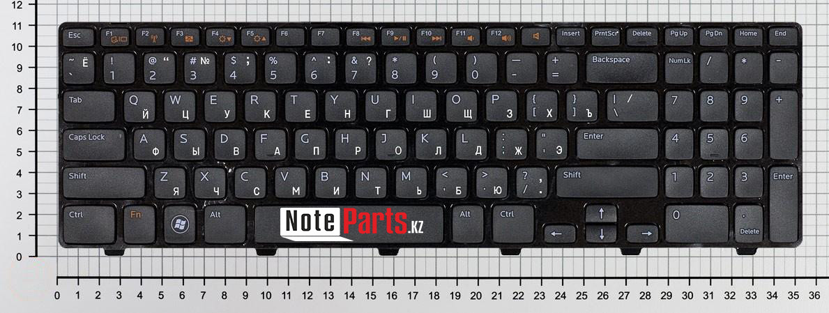 Клавиатура для ноутбука Dell Inspiron M5030/ 14R/ N4010/ N4030, RU, черная