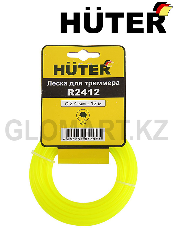 Леска для триимеров Huter R2412, Ø 2,4 мм (Хутер)