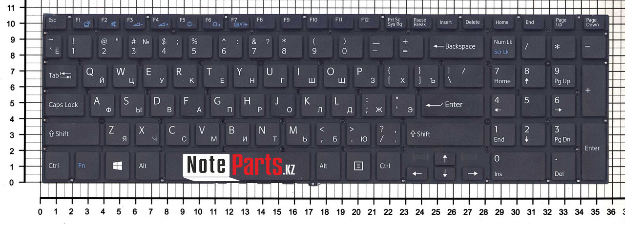 Клавиатура для ноутбука Sony Vaio Fit 15 / FIT15 / SVF15