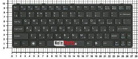 Клавиатура для ноутбука Sony Vaio E11 / SVE11, фото 2