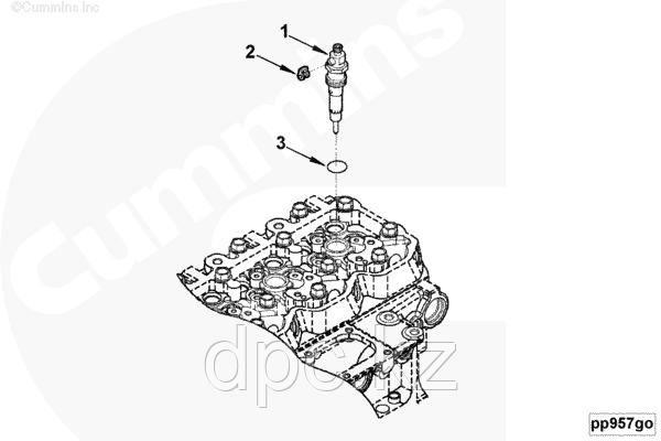 Форсунка топливная Cummina 6BT QSB 3929490 3802677