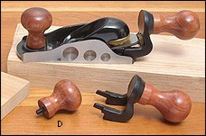 Рукоять задняя круглая для торцовочного рубанка Veritas Low-Angle Block Plane (160мм/12°) - фото 2 - id-p42283818