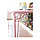 Стол с дополнительным модулем ФАЛЬКХОЙДЕН розовый ИКЕА, IKEA, фото 5