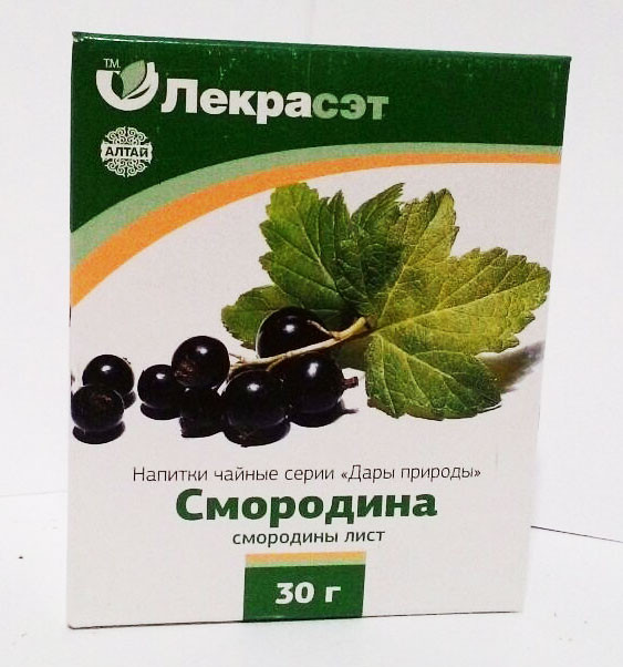 Смородина, лист, 30 г