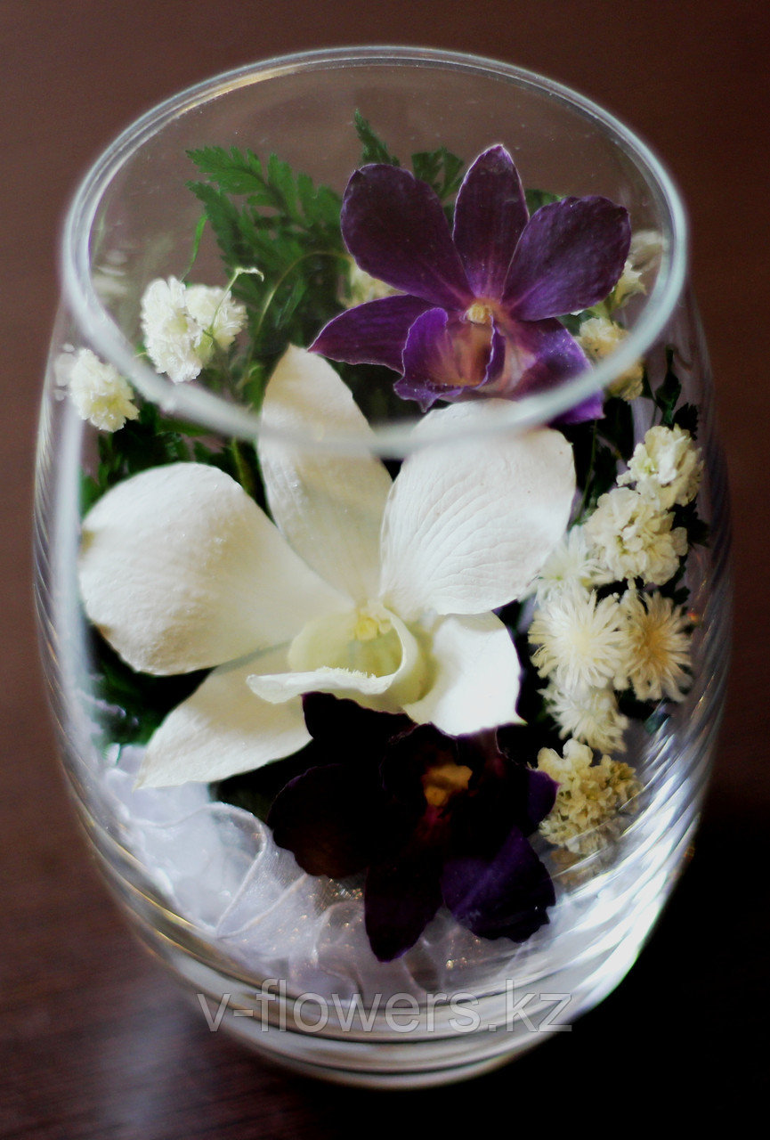 Живые цветы в стекле RmiO - фото 1 - id-p42289703