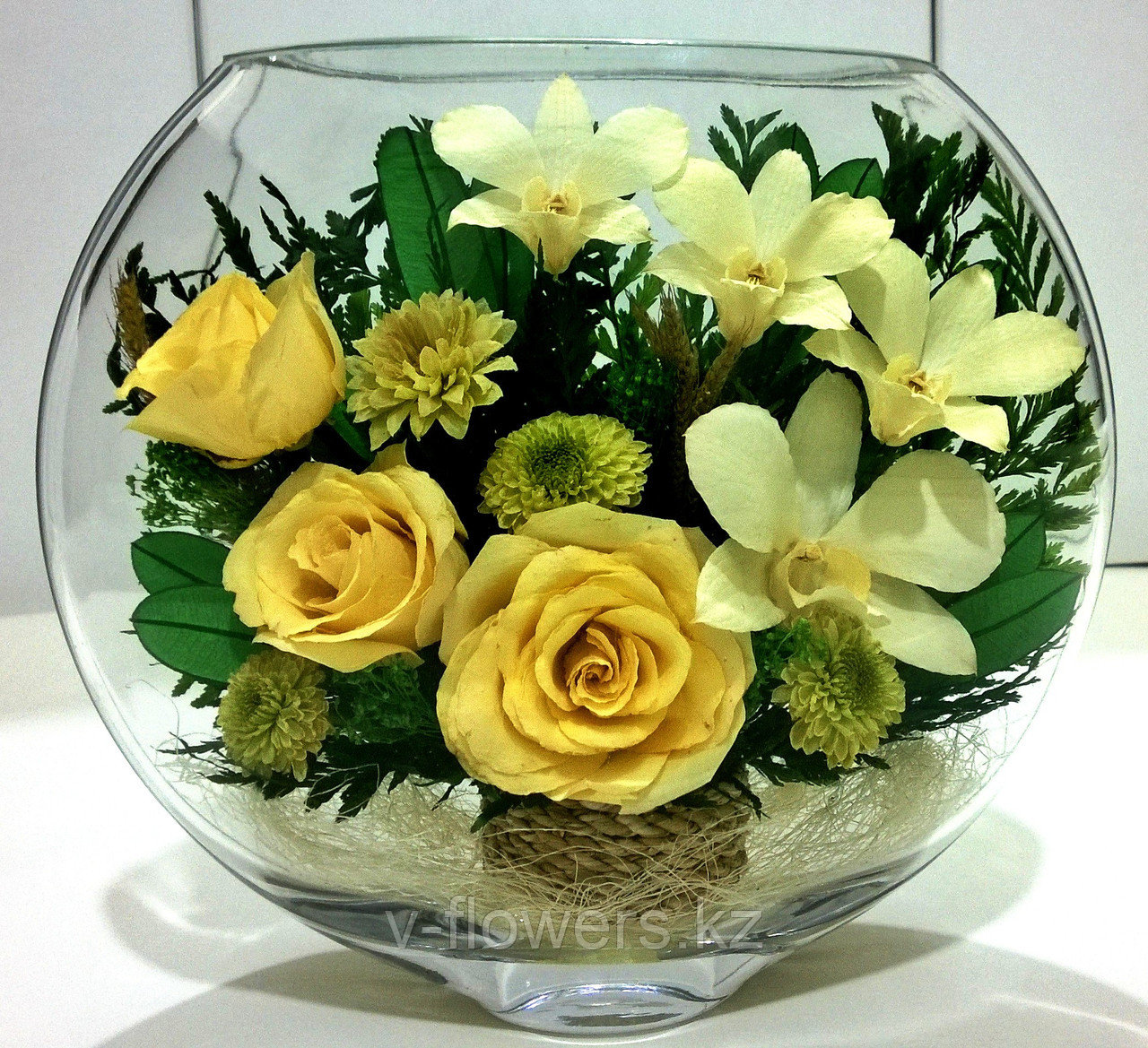 Живые цветы в стекле ESМ-06