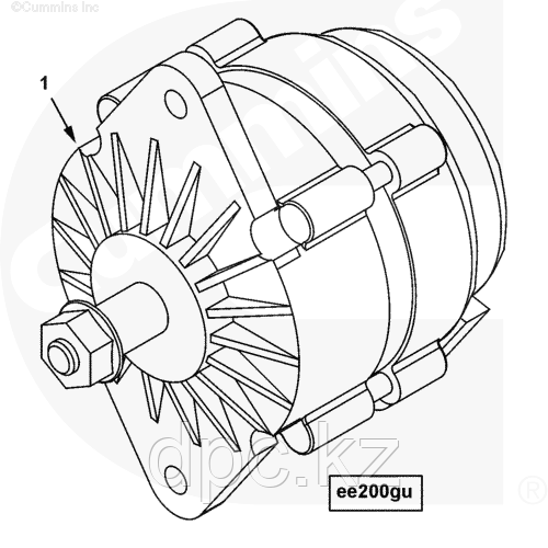 Генератор (12V; 100A) Cummins 6ISBe 2874862 5282836 4936876 3935527 3918558 213298