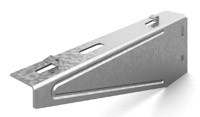 Кронштейн настенный для проволочного лотка безвинтовой 100 мм (горячий цинк)