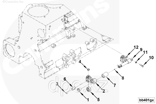 Толкатель клапана Cummins QSK19 3039164 3028088 3008426 205074 205069 3655378