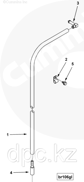 Трубка сапуна Cummins ISX QSX 4004764