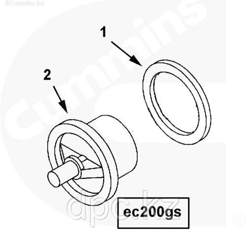 Термостат Cummins ISX QSX 4318197 3335549 3335550 4973373 2882757 4952204