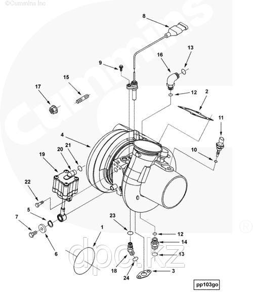 Датчик оборотов турбины Cummins ISX QSX 4032068 4089377 4027517 4036059 3598841 3596936