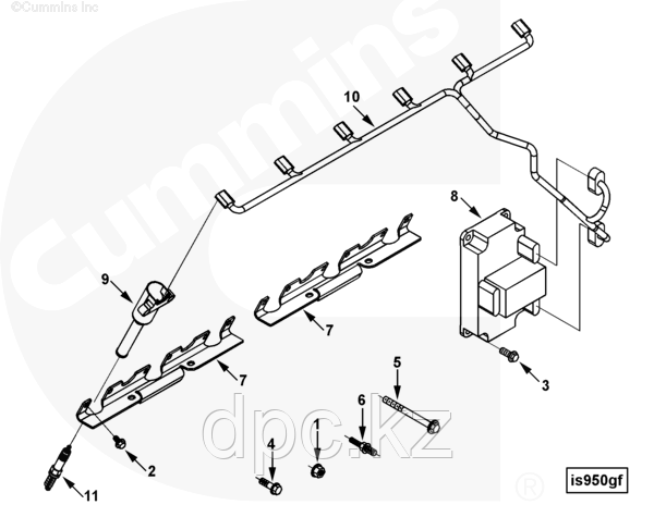 Модуль контроля зажигания Cummins C GAS PLUS 3973087 3968024 3933576 3928272