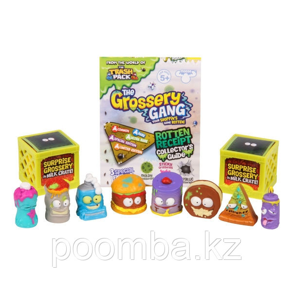Grossery Gang 10 фигурок, упаковка в виде пакета чипсов