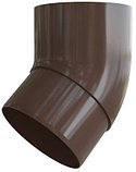 Колено трубы водостока 45°, диаметр 95 мм, Альта-Профиль (Россия), коричневое, фото 7