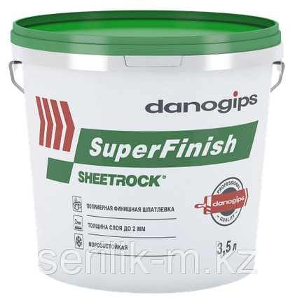 Унив. гот. шпатлевка SHEETROCK SuperFinish (СуперФиниш) 3.5Л, фото 2