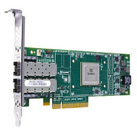 QLE2562-CK Qlogic 8Gbps dual-port Fibre Channel-to-x4/x8 PCI Express adapter, multi-mode optic