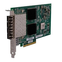 QLE2564-CK Qlogic 8Gbps quad-port Fibre Channel-to-x8/x8 PCI Express adapter, multi-mode opti