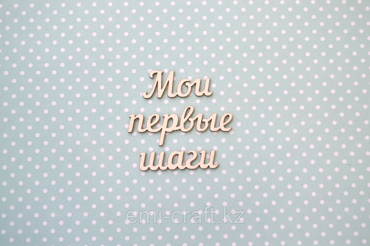 Чипборд Мои первые шаги