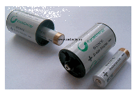 Перезаряжаемый аккумулятор AA 2100 mAh 2 шт (NHAAB2KX2DN) с адаптером + D-size (2 шт)