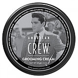 Крем с сильной фиксацией и высоким уровнем блеска для укладки волос и усов American Crew Grooming Cream 85 г., фото 3