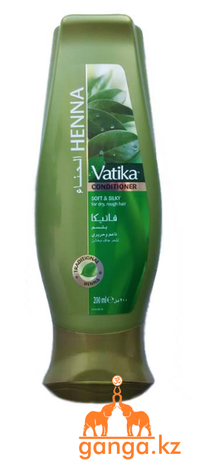 Кондиционер для сухих, непослушных волос с хной (Vatika Henna Conditioner DABUR), 400 мл.