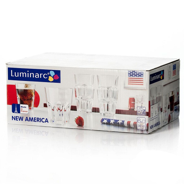 Набор стаканов Luminarc New America 270 мл 6 шт