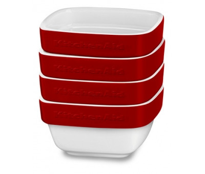 Рамекины, набор керамических чаш для запекания KitchenAid (4шт.)
