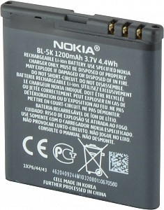 Заводской аккумулятор для Nokia C7/N85/N86 (BL-5K, 1200mah) - фото 2 - id-p42368418