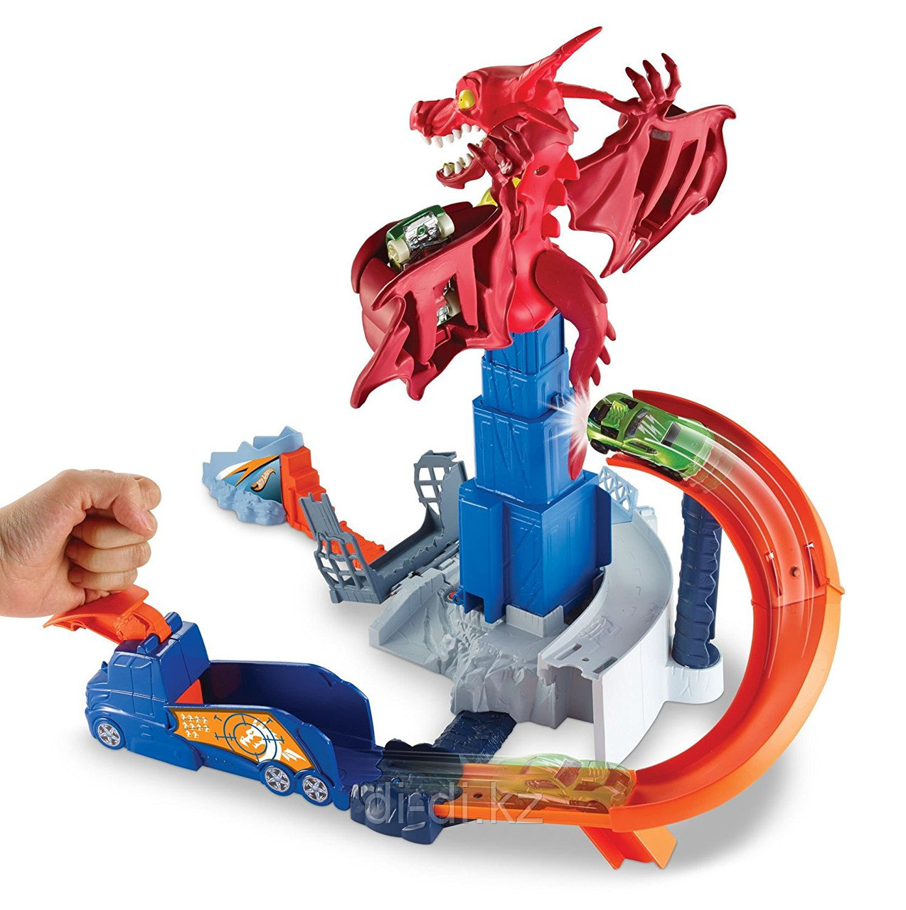 Игрушка АвтоТрек "Битва с драконом" Hot Wheels
