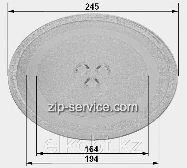 Тарелка для микроволновки LG, Panasonic и других - фото 2 - id-p42374106