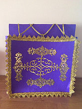 Коржын фиолетовый с национальным орнаментом