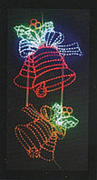 Вертикальное световое панно на опоры Колокола 150*75 см