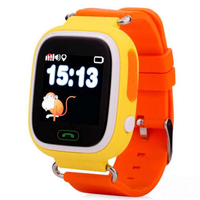 Детские смарт-часы с сенсорным экраном Smart Baby Watch Q90 GPS GSM - фото 2 - id-p42382588